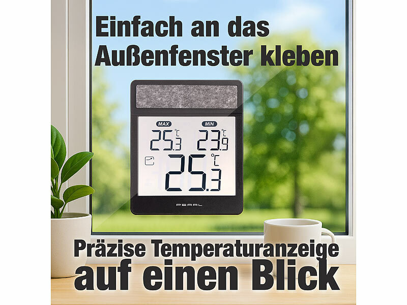 ; Funk-Wetterstationen mit Außensensoren 