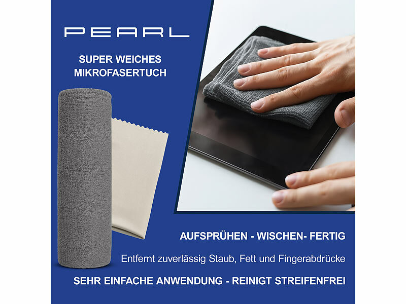 ; Displayreiniger mit Reinigungstuch und Handyständer Displayreiniger mit Reinigungstuch und Handyständer 