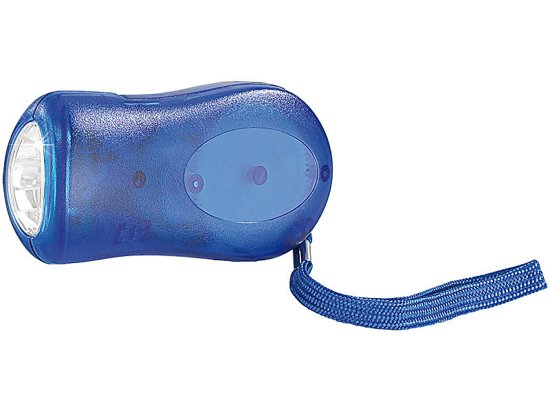 ; Taschenlampen Dynamo, Taschenlampen ohne BatterienPockets Taschen Torches Laternen mobile batterielose Lichter Power Schütteltaschenlampen Schüttelnwiederaufladbare aufladbare ladbare Akkus Akkumulatoren Batterien rechargeables 