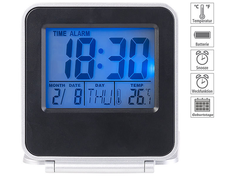 ; Funk-Wecker mit Thermometern Funk-Wecker mit Thermometern Funk-Wecker mit Thermometern Funk-Wecker mit Thermometern 