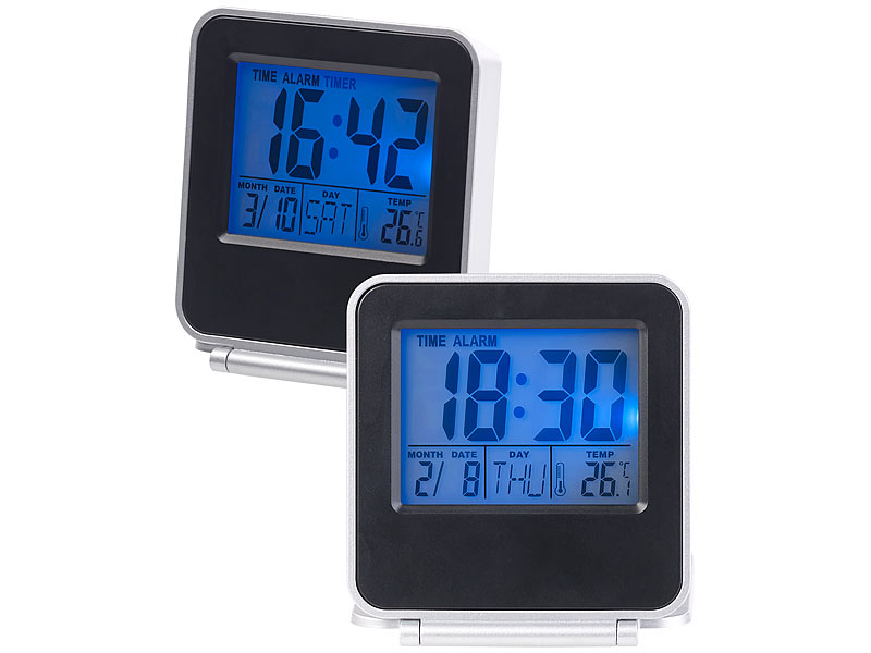 ; Funk-Wecker mit Thermometern Funk-Wecker mit Thermometern Funk-Wecker mit Thermometern Funk-Wecker mit Thermometern 