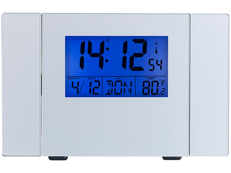 ; Funk-Wecker mit Thermometern Funk-Wecker mit Thermometern 