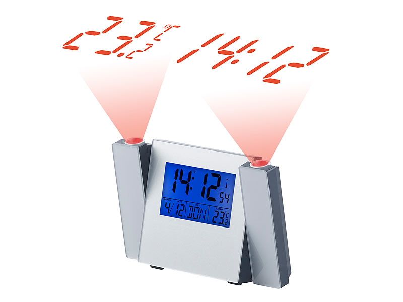 ; Funk-Wecker mit Thermometern Funk-Wecker mit Thermometern 