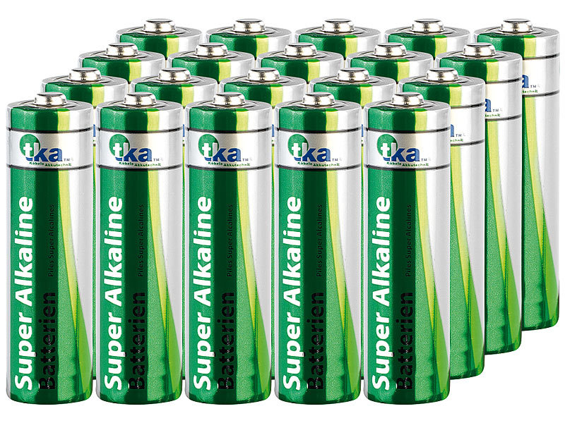 ; Alkaline-Batterien Micro (AAA), LED-Solar-Grablichter 