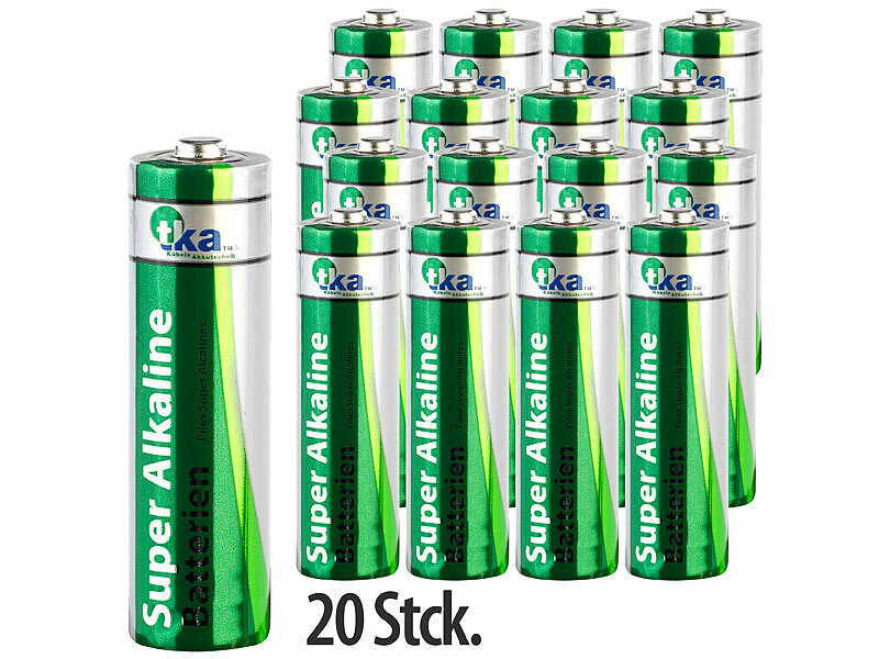 ; Alkaline-Batterien Micro (AAA), LED-Solar-Grablichter 