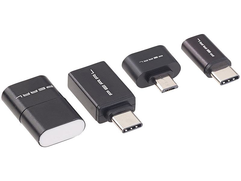 ; USB-3.0-Adapter auf USB Typ C, Micro-USB-Adapter auf USB Typ C 