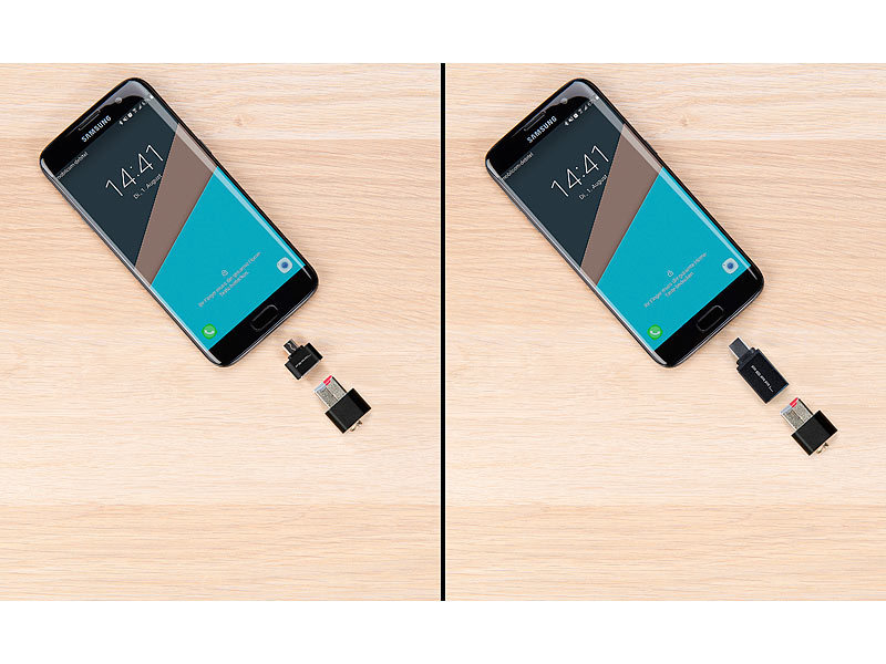 ; USB-3.0-Adapter auf USB Typ C, Micro-USB-Adapter auf USB Typ C 