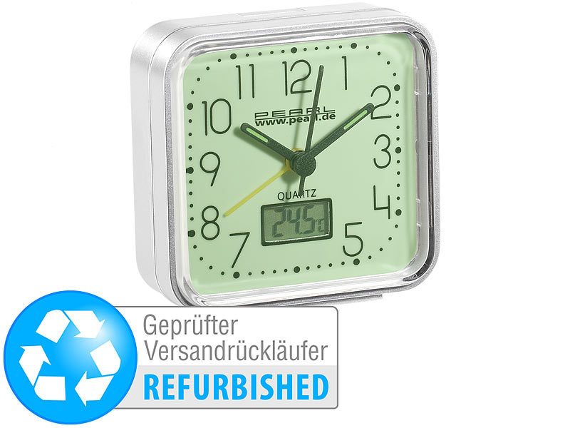 ; Funk-Wecker mit Thermometern 