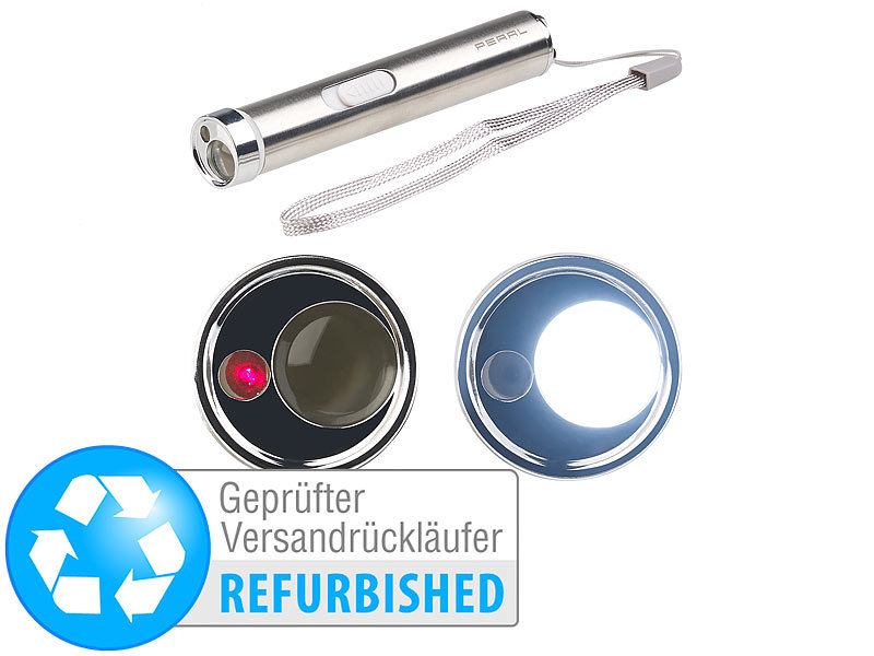 ; LED-Taschenlampen mit Arbeitsleuchte 