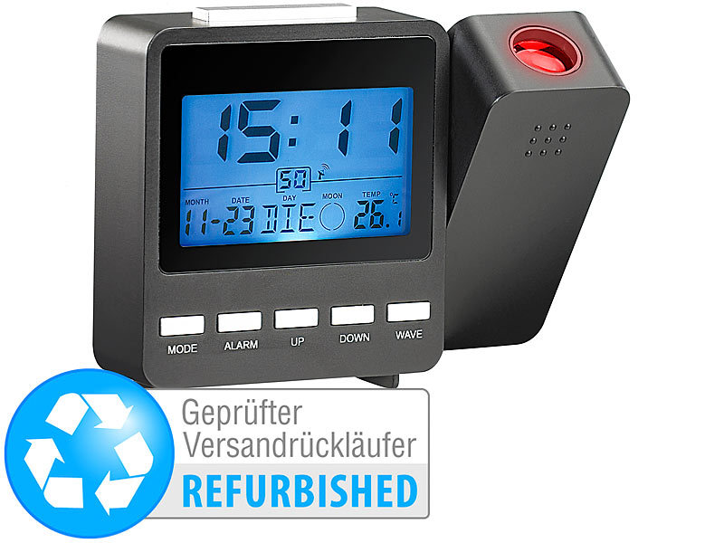 ; Funk-Wecker mit Thermometern 