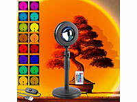 PEARL Projektor, Deko Lampen LED, LED-USB-Sonnenuntergangslampe