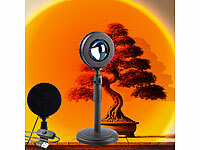 PEARL Deko Lampe LED, LED-Sonnenuntergangslampe
