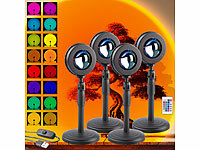 PEARL USB-Projektor, LED-Stimmungsleuchten, Deko Stehlampe