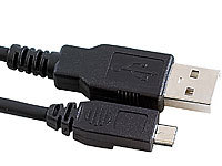 PEARL USB Micro Kabel, USB Handy Ladekabel, Mikro USB Kabel