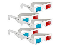 PEARL Anaglyphenbrille, 3Dbrille, 3Dbrillen, 3D Brillen Anaglyph