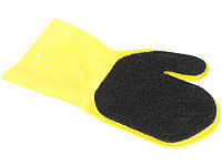 PEARL Bürsten Handschuhe, Reinigungs und Pflegehandschuhe
