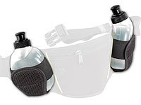 PEARL sports Ersatztrinkflaschen für NC-2819, 2er Set; Trinkflaschen mit Einhand-Verschluss Trinkflaschen mit Einhand-Verschluss Trinkflaschen mit Einhand-Verschluss 