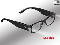 PEARL Lesebrille mit Licht, Lesehilfe mit LED Licht