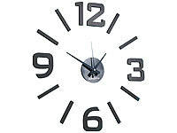 PEARL Wanduhr zum Kleben, Wanduhr selbstklebend, Uhr Wand