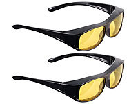 PEARL Nacht-Brille, Sonnenbrille Nachtfahrbrille
