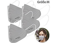PEARL Stoff Masken, Mund Nasenmasken mit Filter