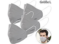 PEARL Filterstoff-Masken, Mund Nasenmasken waschbar