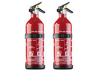 PEARL Mini Feuerlöscher, Mini Feuerlöscher Auto, Pulverfeuerlöscher
