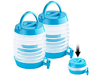 PEARL Kanister, Wasserspender mit Hahn, Camping