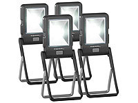 PEARL Batterielampe, LED-Werkstattleuchte, LED-Fluter Batterie