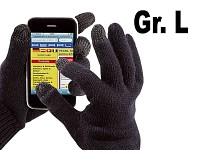 PEARL urban Touchscreen-Handschuhe kapazitiv "L" für iPad, iPhone, iPod touch u.a.