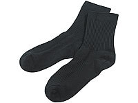 PEARL basic Socken aus Bambus-Viskose, 3 Paar, Gr. 35-38, schwarz