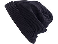 PEARL urban Extrawarme Strickmütze, schwarz