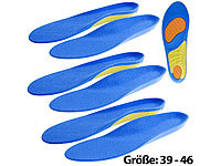 PEARL sports Flexible Schuheinlagen, Schuheinlagen für Erwachsene