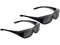 PEARL Überbrille Sonnenbrille, Überbrille für Brillenträger