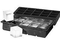 PEARL Jumbo Eiswürfel-Bereiter, Silikon Eiswürfelform XXL