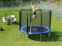 PEARL sports Garten-Trampolin TRN-305 mit Sicherheitsnetz, 305 cm