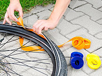 PEARL sports Pannenschutzeinlage für Fahrradreifen, 19 mm (gelb)