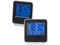 PEARL Thermometer mit Uhr, Digitaluhr mit Thermometer