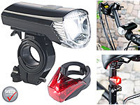 PEARL Fahrrad-Beleuchtung, Fahrrad-Lampe, Fahrradlicht USB