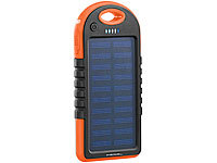 PEARL Solarladegerät für Handy, Solar Power, Ladegerät Solar