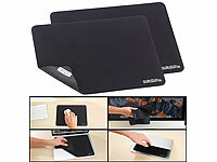 PEARL Mausmatte, Maus Unterlage, Mousepads, Mauspads für Laptops