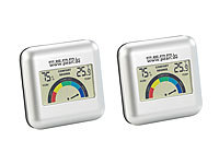 PEARL Wohnraum Thermometer, Elektronische Thermo-Hygrometer