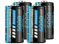 PEARL Akku C, Baby C, C Batterien, Batterien Typ C Baby, Akku Baby C