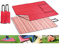 PEARL Picknick-Isomatte, Picknickdecke waschbar, Reisedecke