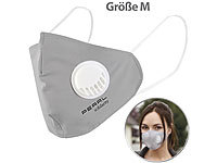 PEARL Masken, waschbare Maske mit Ventil, Mundmasken