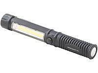 PEARL Arbeitslampe, Taschenlampe mit Magnethalterung