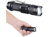 PEARL Batterie Taschenlampe, Taschelampe, LED Taschenleuchte