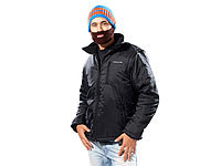 PEARL urban Lustige Mütze mit Bart, blau-orange; Akku-beheizbare Jacken Akku-beheizbare Jacken Akku-beheizbare Jacken 