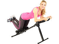 ; Heimtrainer mit Tablet-/ Laptop-Ablagen, Twisting Disk Bauch- & Hüft-Trainer 
