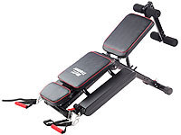 ; Heimtrainer mit Tablet-/ Laptop-Ablagen 